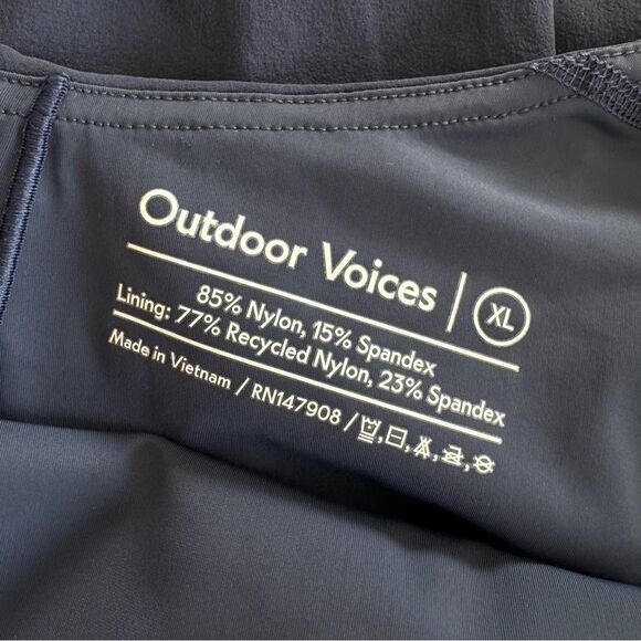 NEW Outdoor Voices Cross Back Exercise Dress in Navy Blue Size XL - Picture 15 of 16